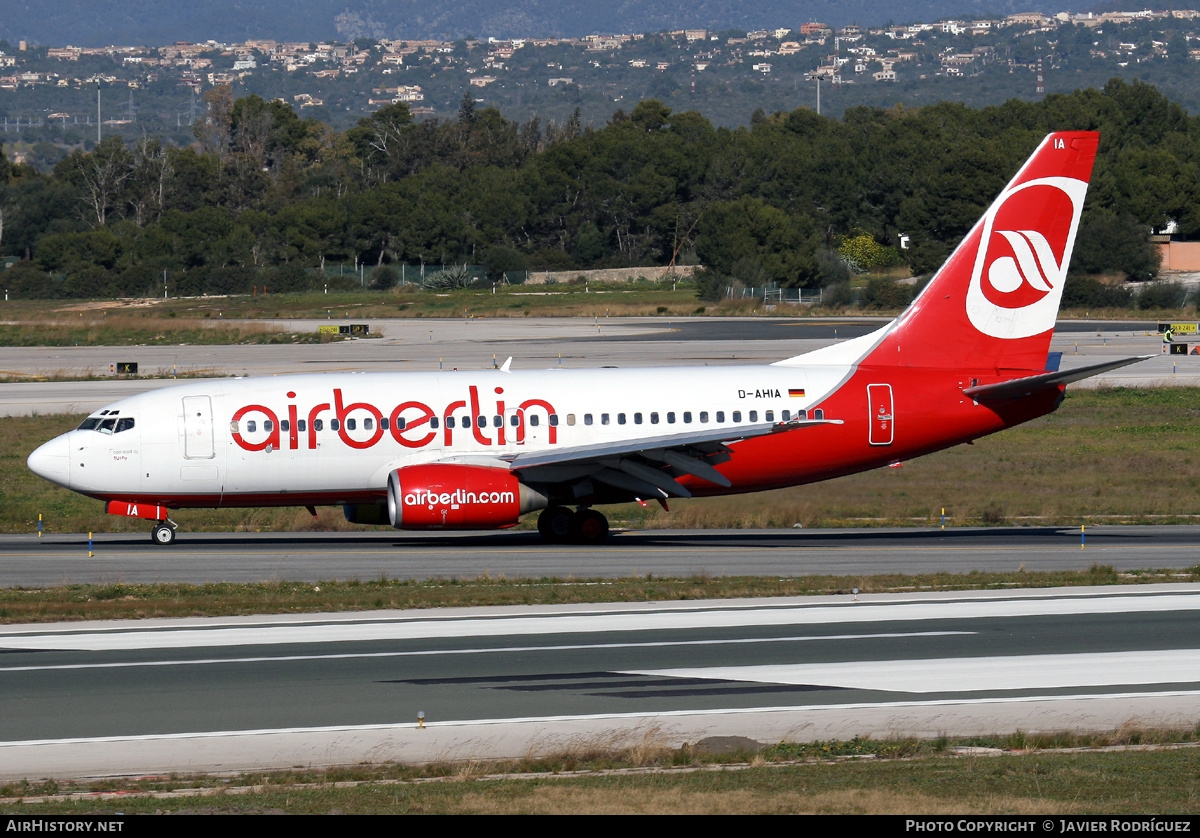 Aircraft Photo of D-AHIA | Boeing 737-73S | Air Berlin | AirHistory.net #670752