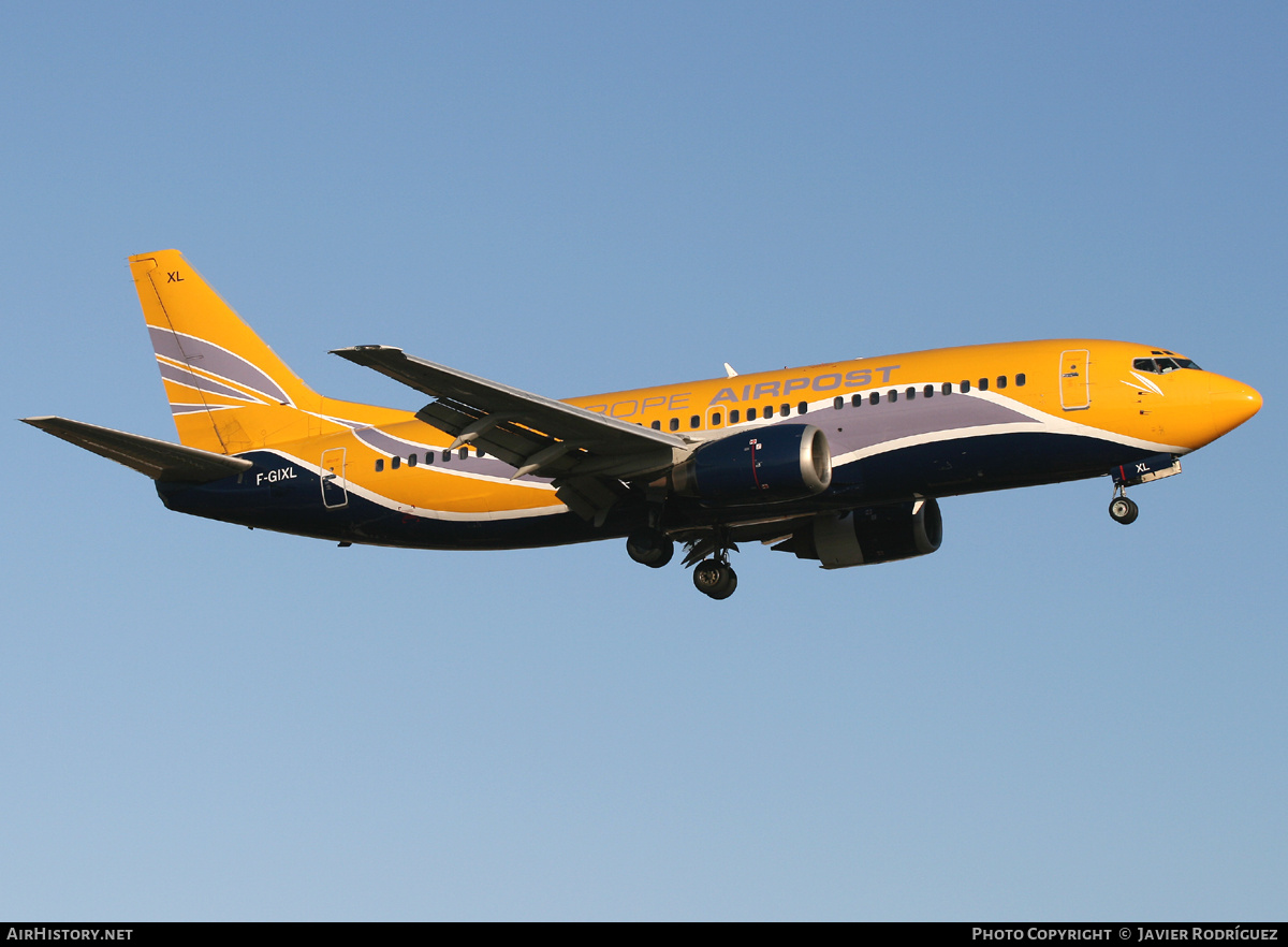 Aircraft Photo of F-GIXL | Boeing 737-348(QC) | Europe Airpost | AirHistory.net #670753