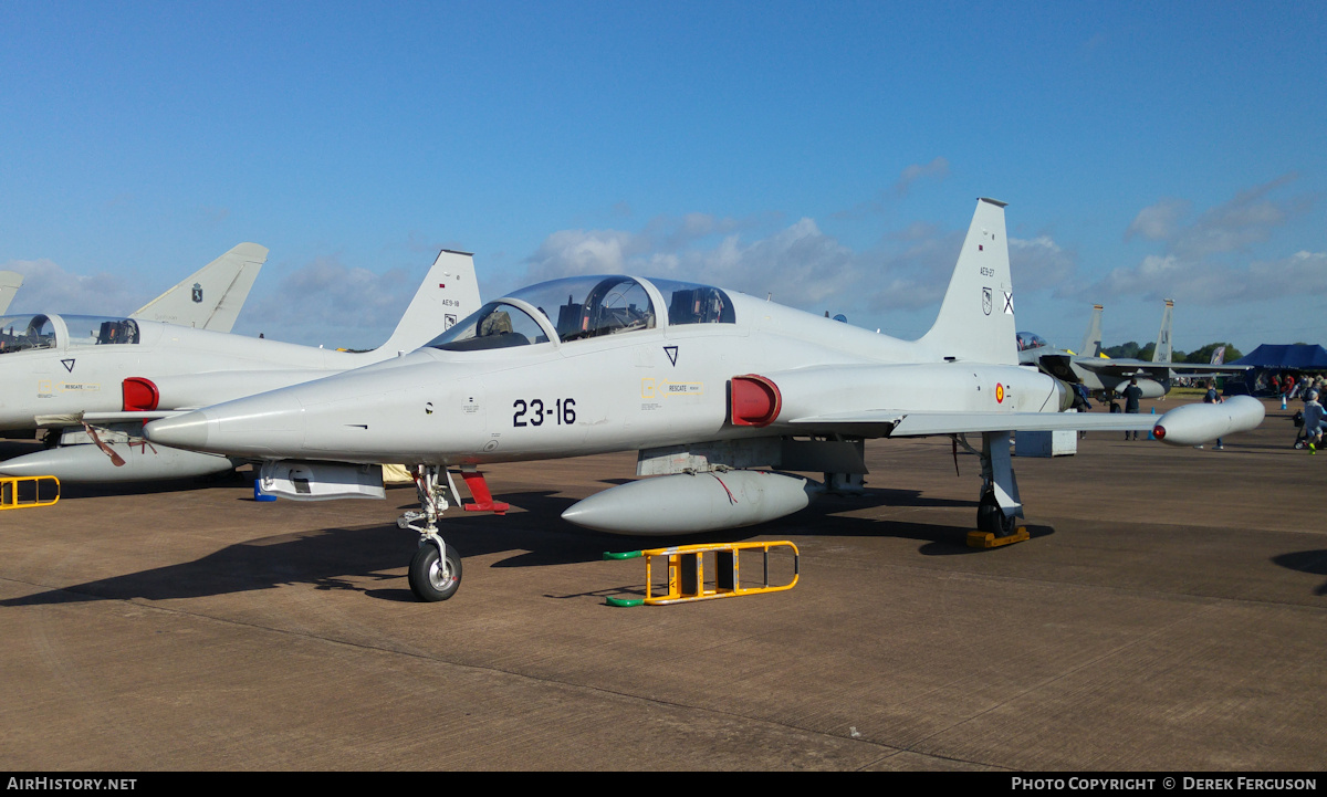 Aircraft Photo of AE9-27 | Northrop SF-5B(M) Freedom Fighter | Spain - Air Force | AirHistory.net #670761