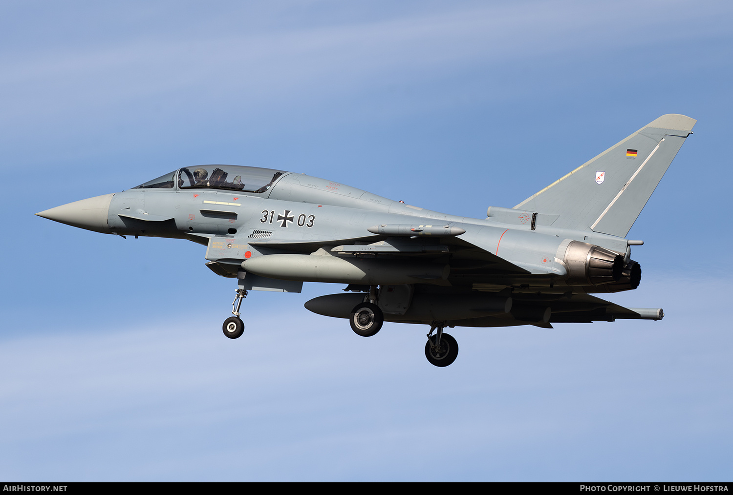 Aircraft Photo of 3103 | Eurofighter EF-2000 Typhoon T | Germany - Air Force | AirHistory.net #670810