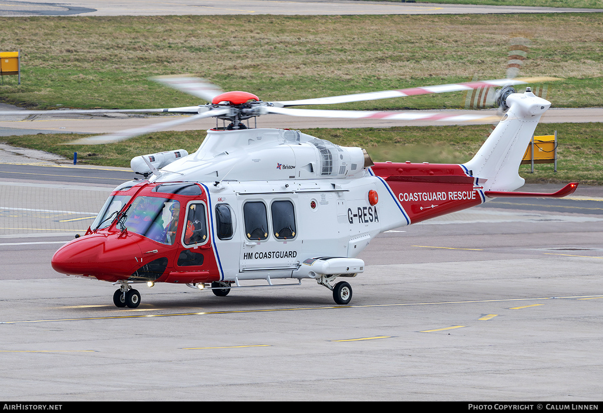 Aircraft Photo of G-RESA | AgustaWestland AW-139 | Bristow Helicopters | AirHistory.net #670821