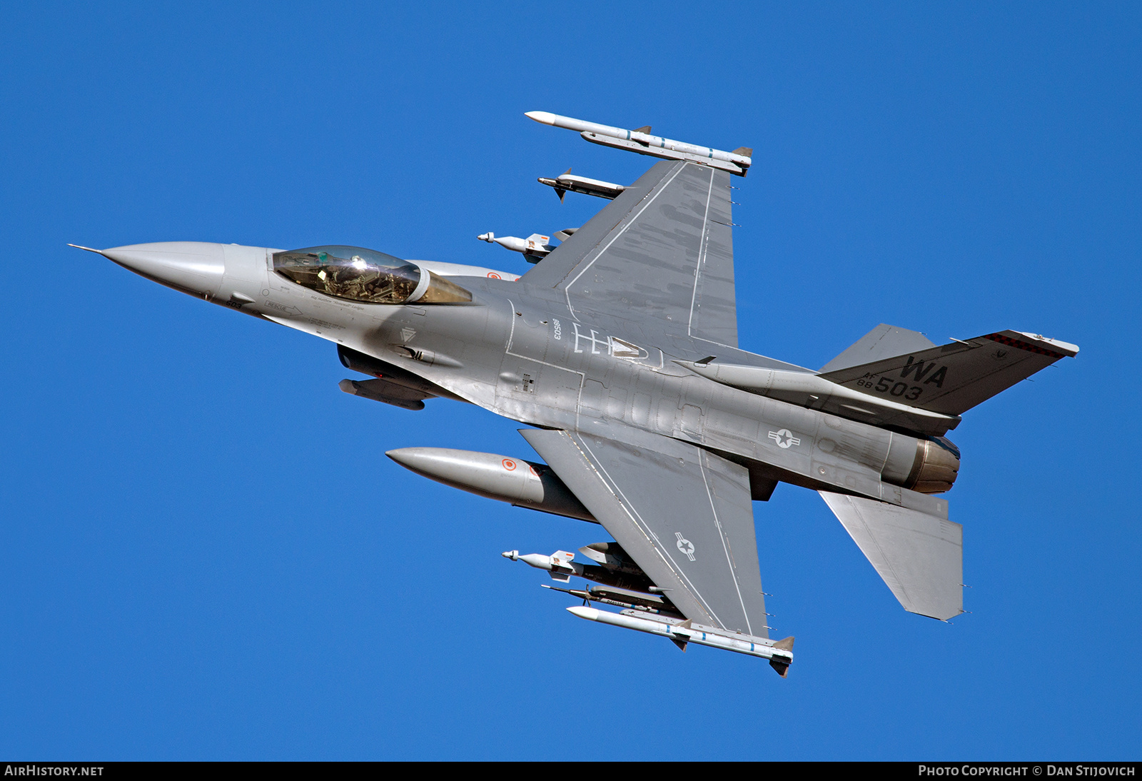 Aircraft Photo of 88-0503 / AF88-503 | General Dynamics F-16CM Fighting Falcon | USA - Air Force | AirHistory.net #670822