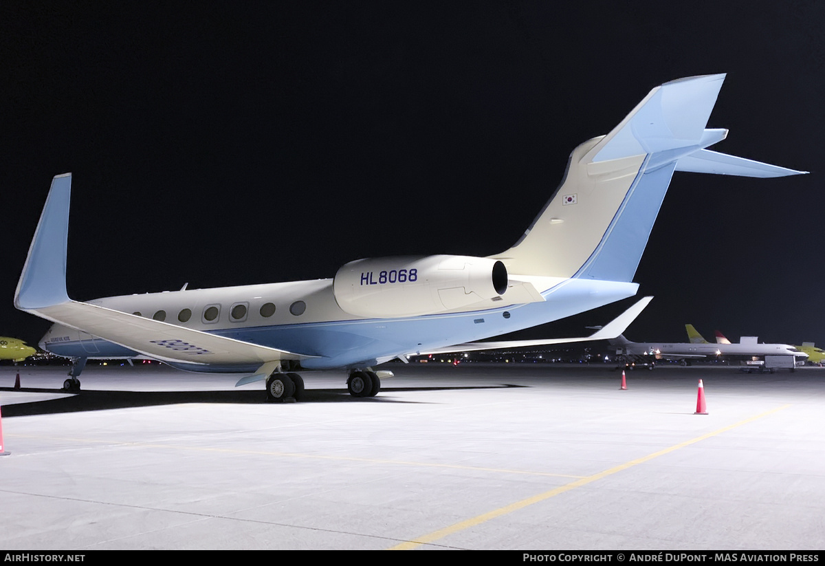 Aircraft Photo of HL8068 | Gulfstream Aerospace G650ER (G-VI) | Korean Air | AirHistory.net #670841