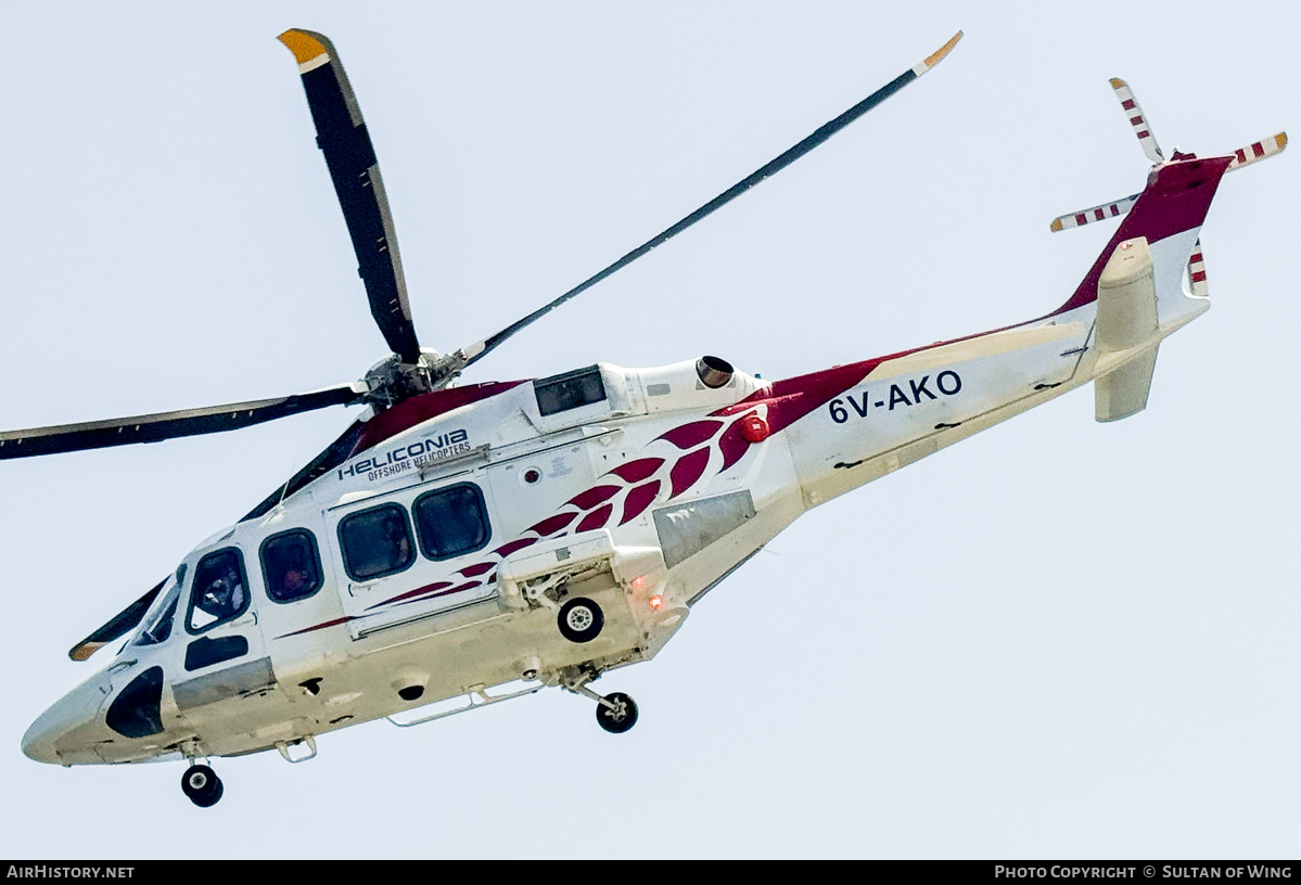 Aircraft Photo of 6V-AKO | AgustaWestland AW-139 | Heliconia Offshore Helicopters | AirHistory.net #670867