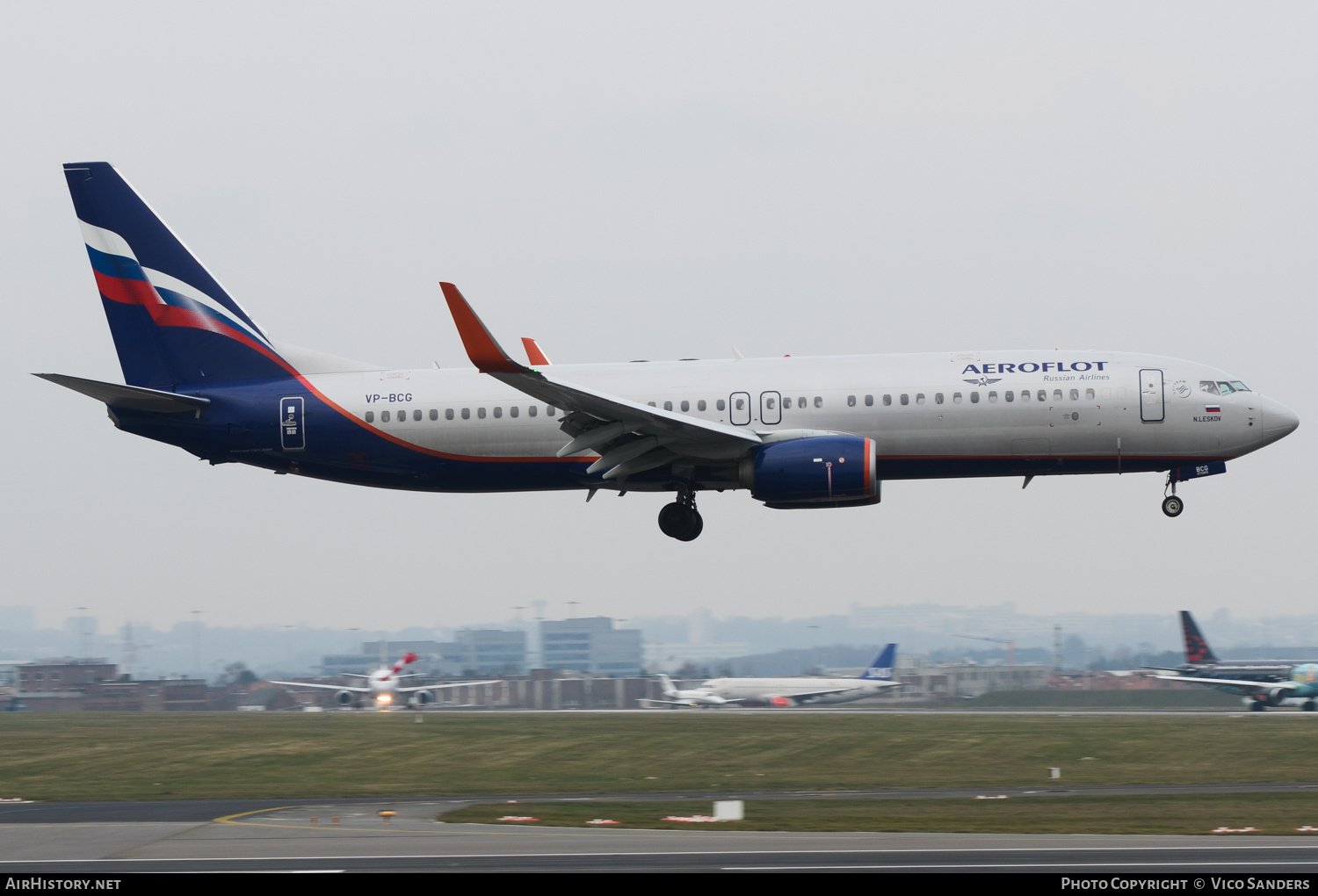 Aircraft Photo of VP-BCG | Boeing 737-8LJ | Aeroflot - Russian Airlines | AirHistory.net #670869