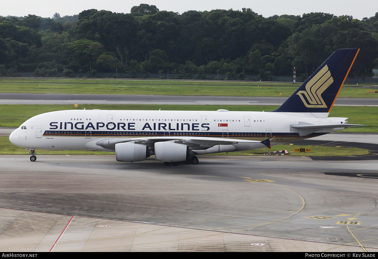 Aircraft Photo of 9V-SKS | Airbus A380-841 | Singapore Airlines | AirHistory.net #670870