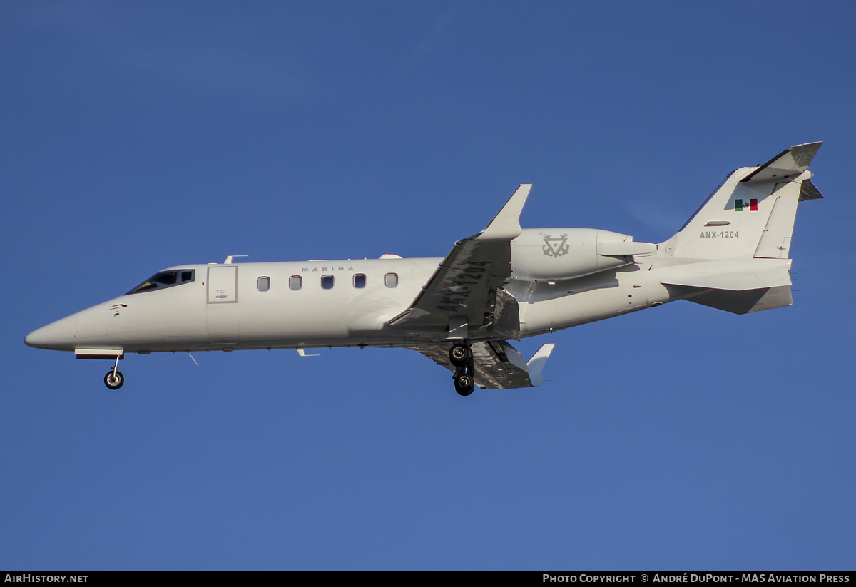 Aircraft Photo of ANX-1204 | Learjet 60 | Mexico - Navy | AirHistory.net #670878