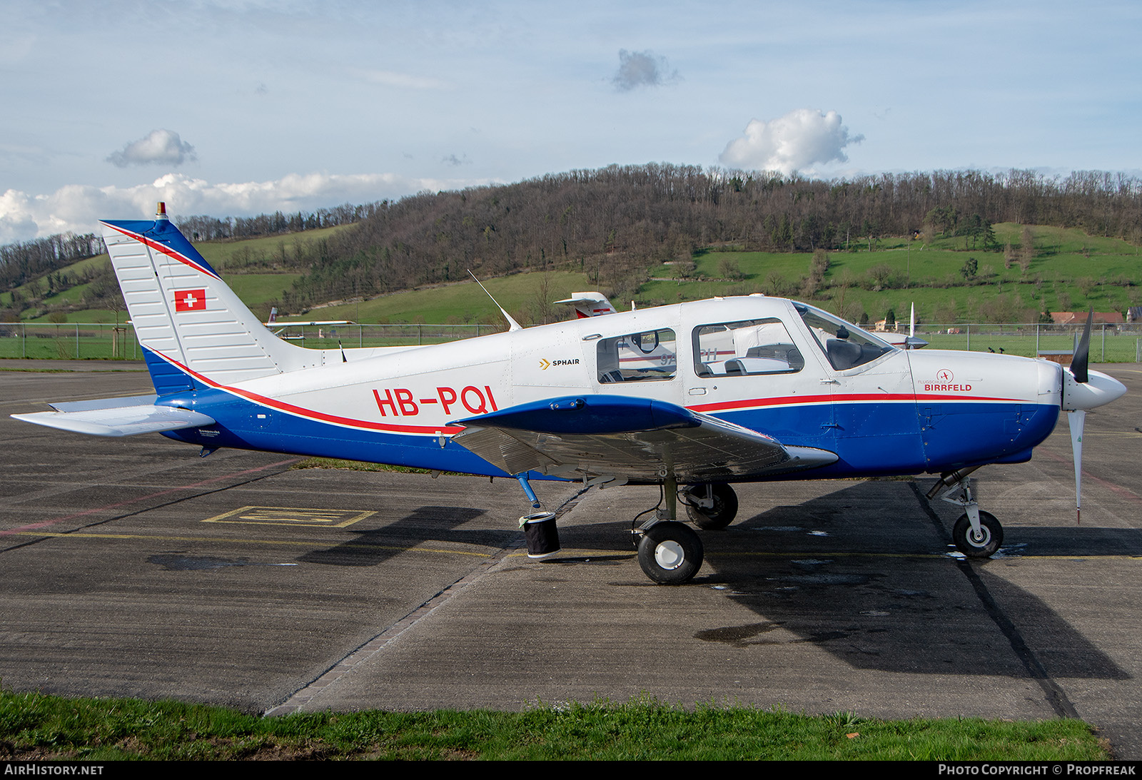 Aircraft Photo of HB-PQI | Piper PA-28-161 Cadet | Fliegerschule Birrfeld | AirHistory.net #670900