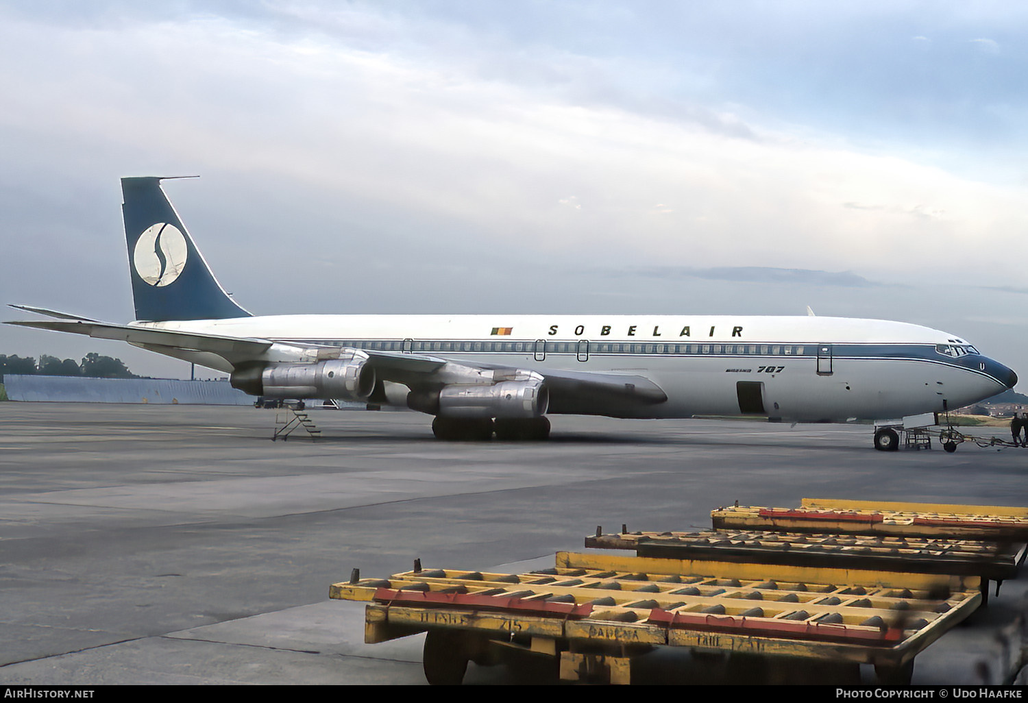 Aircraft Photo of OO-SBU | Boeing 707-373C | Sobelair | AirHistory.net #670907