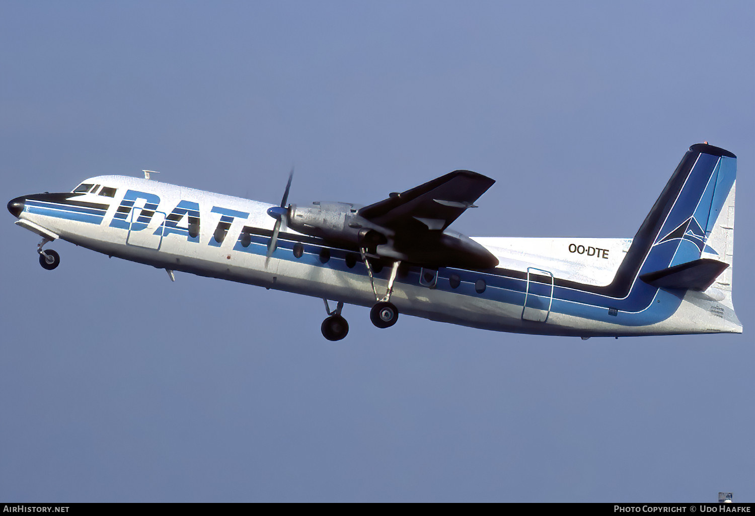 Aircraft Photo of OO-DTE | Fairchild Hiller FH-227B | Delta Air Transport - DAT | AirHistory.net #670908