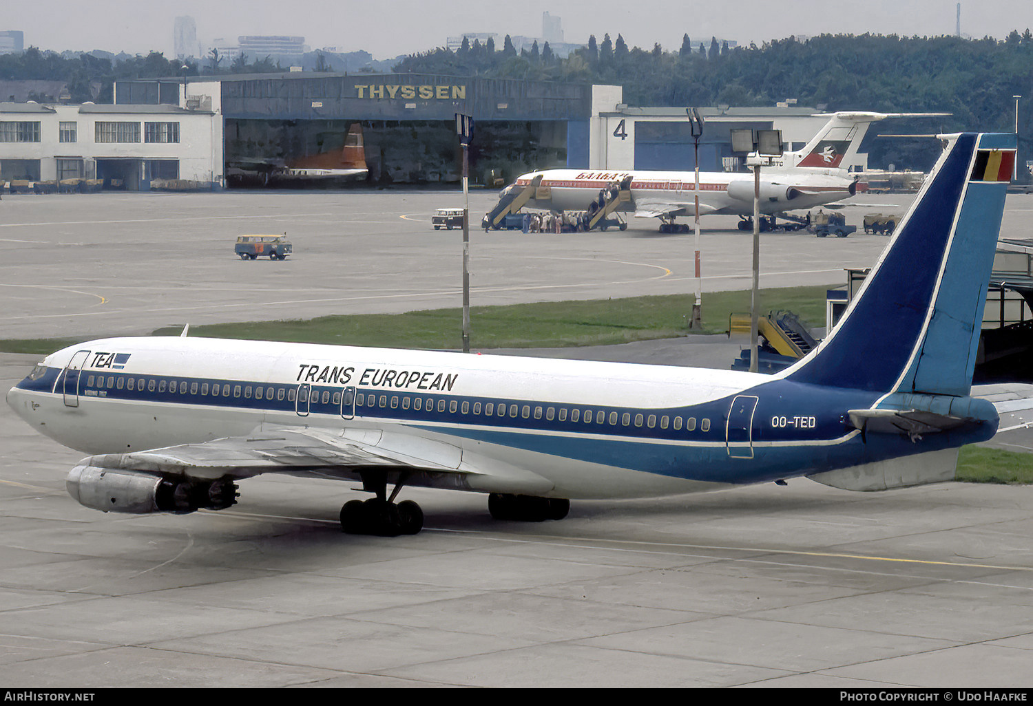 Aircraft Photo of OO-TED | Boeing 707-131 | TEA - Trans European Airways | AirHistory.net #670911