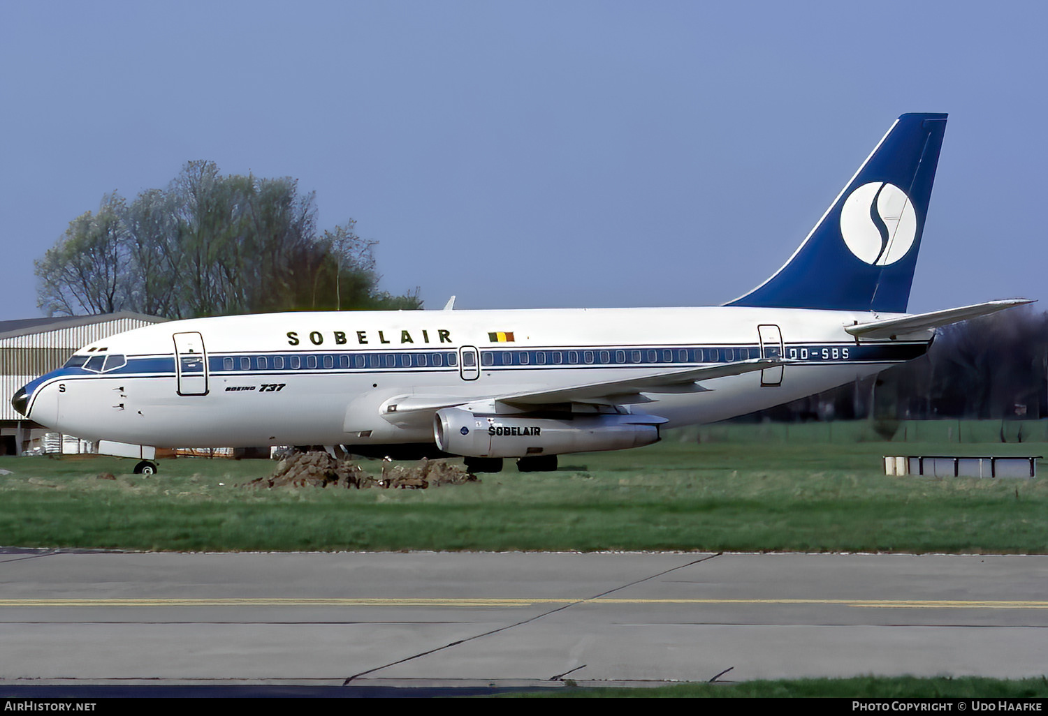 Aircraft Photo of OO-SBS | Boeing 737-229/Adv | Sobelair | AirHistory.net #670912