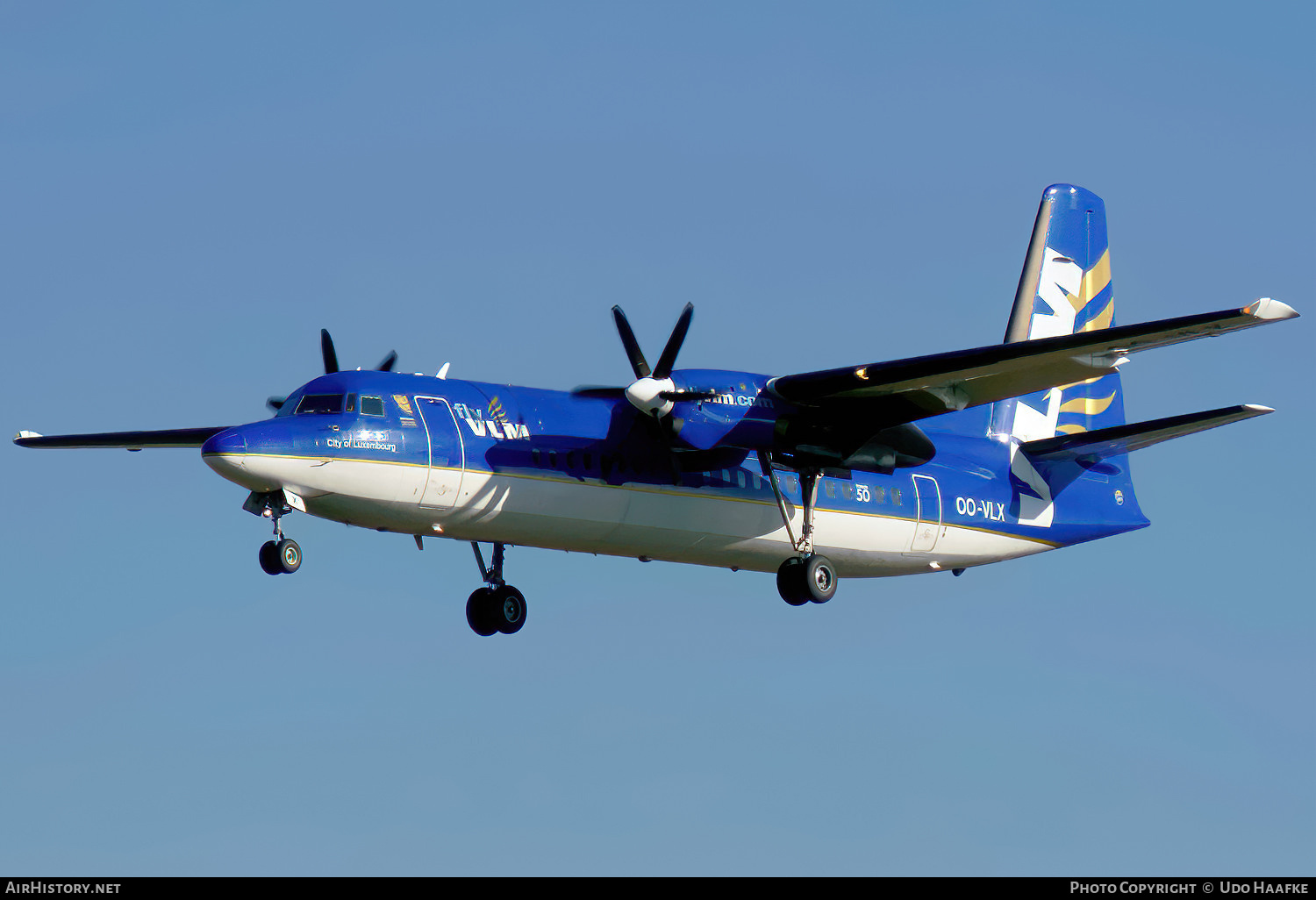 Aircraft Photo of OO-VLX | Fokker 50 | VLM Airlines | AirHistory.net #670916