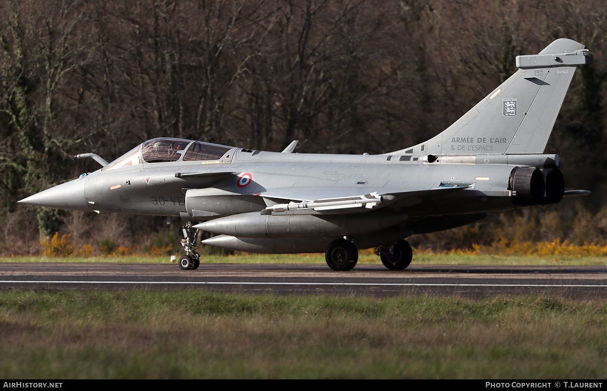 Aircraft Photo of 152 | Dassault Rafale C | France - Air Force | AirHistory.net #670943