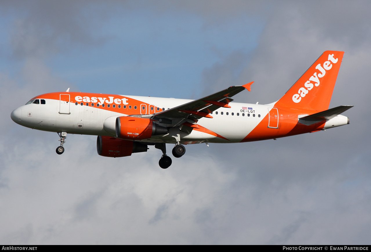 Aircraft Photo of OE-LQT | Airbus A319-111 | EasyJet | AirHistory.net #670965