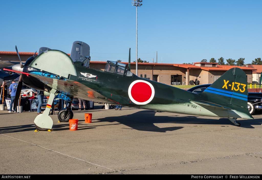 Aircraft Photo of N712Z | Mitsubishi A6M3 Reisen (Zero) | Commemorative Air Force | Japan - Navy | AirHistory.net #670985