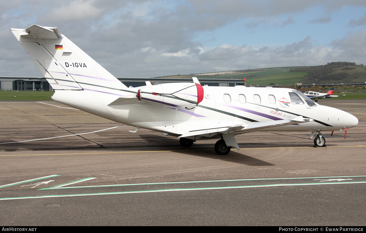 Aircraft Photo of D-IGVA | Cessna 525 CitationJet CJ1+ | Starjet Aviation | AirHistory.net #670991