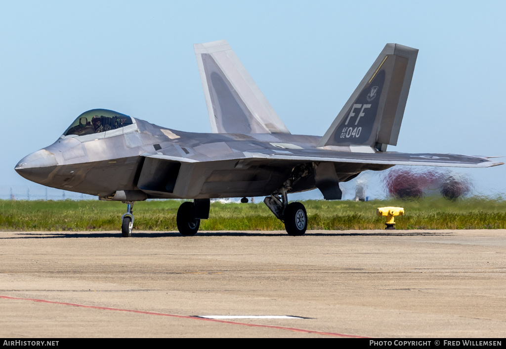 Aircraft Photo of 02-4040 / AF02-040 | Lockheed Martin F-22A Raptor | USA - Air Force | AirHistory.net #670998