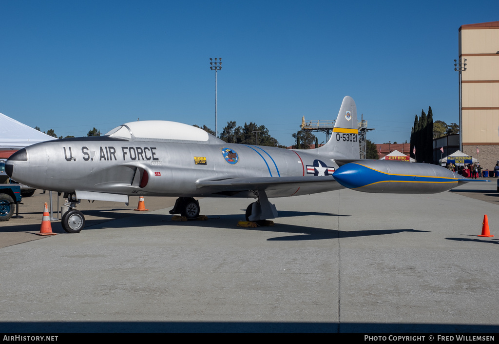 Aircraft Photo of 55-3021 / 0-53021 | Lockheed T-33A | USA - Air Force | AirHistory.net #671006