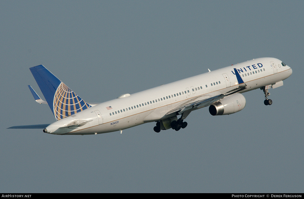 Aircraft Photo of N34131 | Boeing 757-224 | United Airlines | AirHistory.net #671024