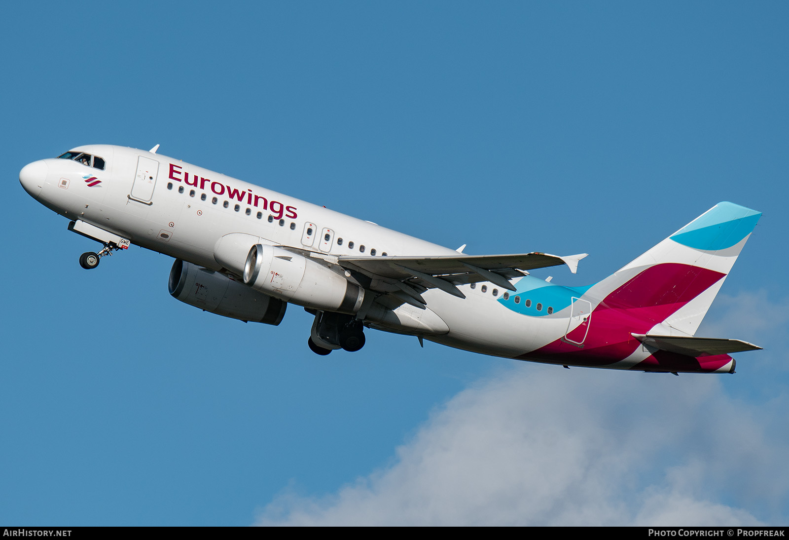 Aircraft Photo of D-AGWE | Airbus A319-132 | Eurowings | AirHistory.net #671040