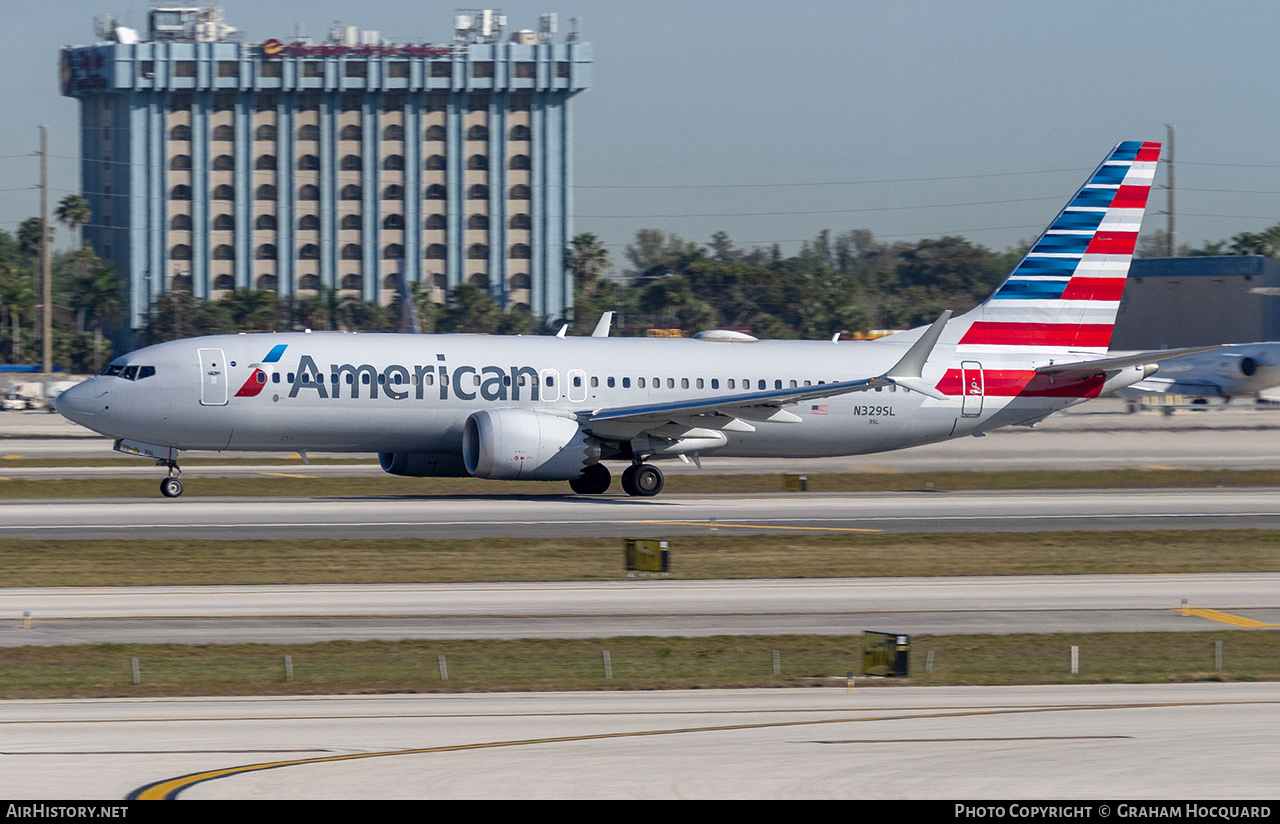 Aircraft Photo of N329SL | Boeing 737-8 Max 8 | American Airlines | AirHistory.net #671051