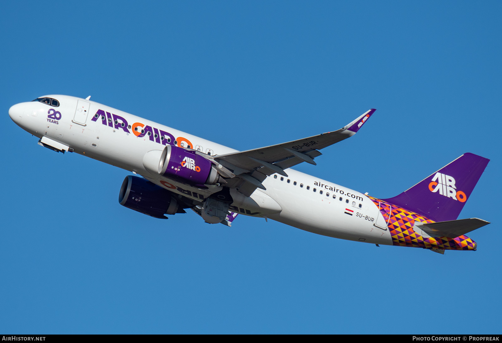 Aircraft Photo of SU-BUR | Airbus A320-251N | Air Cairo | AirHistory.net #671061