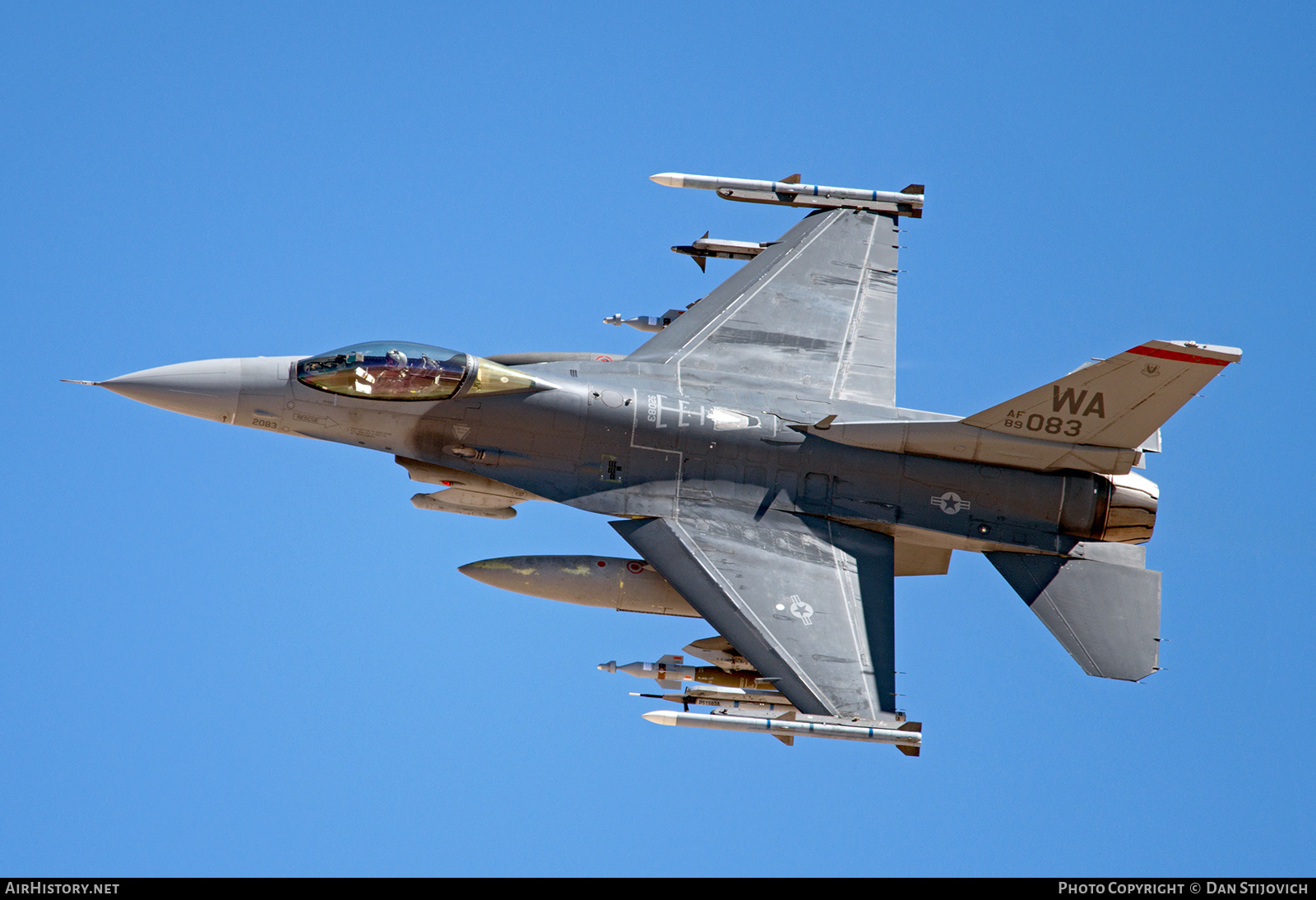 Aircraft Photo of 89-2083 / AF89-083 | General Dynamics F-16C Fighting Falcon | USA - Air Force | AirHistory.net #671078