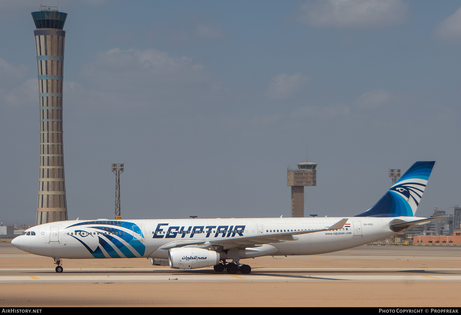 Aircraft Photo of SU-GDS | Airbus A330-343 | EgyptAir | AirHistory.net #671125