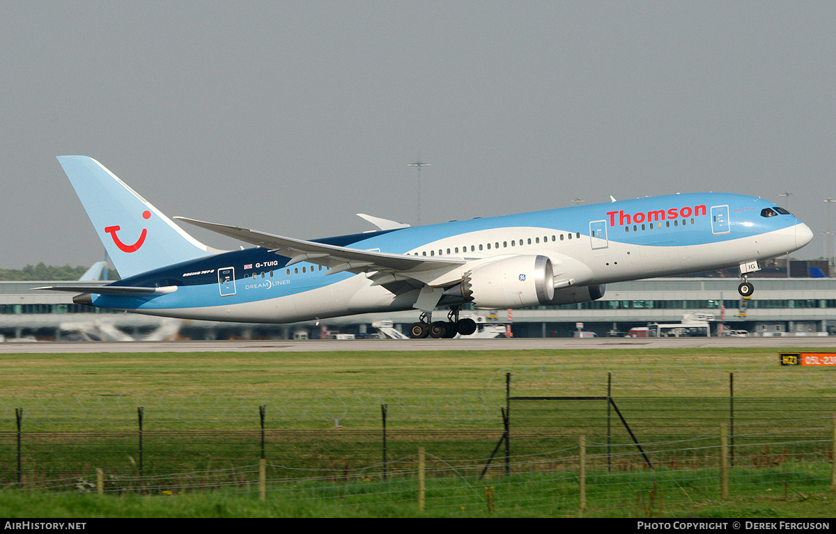 Aircraft Photo of G-TUIG | Boeing 787-8 Dreamliner | Thomson Airways | AirHistory.net #671126