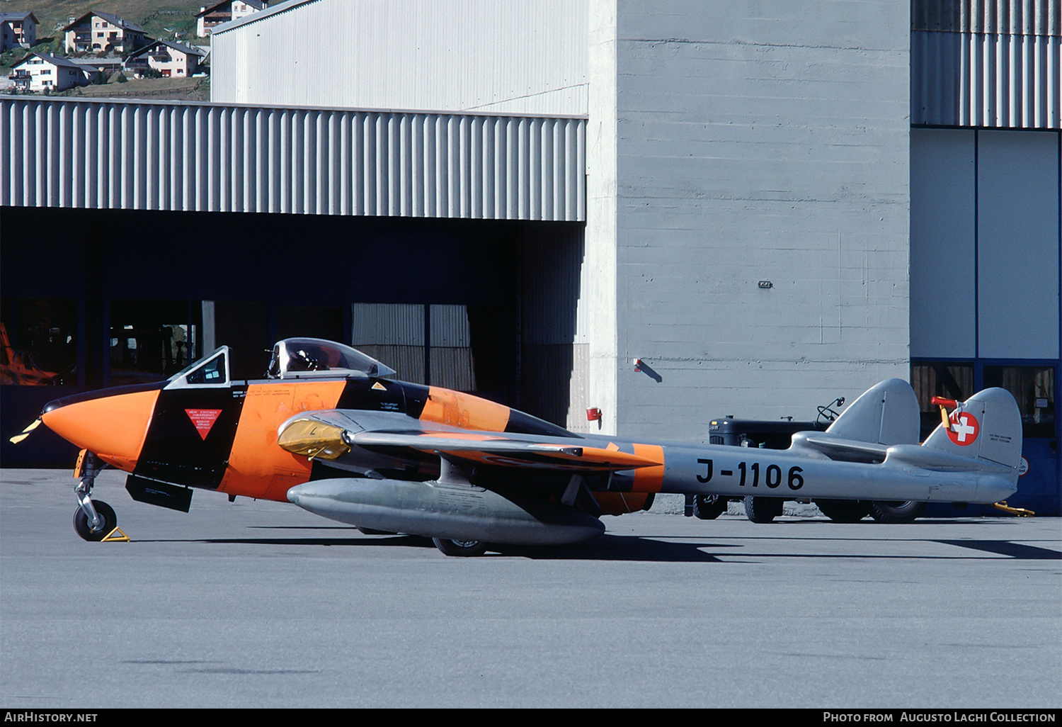 Aircraft Photo of J-1106 | De Havilland D.H. 100 Vampire FB6 | Switzerland - Air Force | AirHistory.net #671133