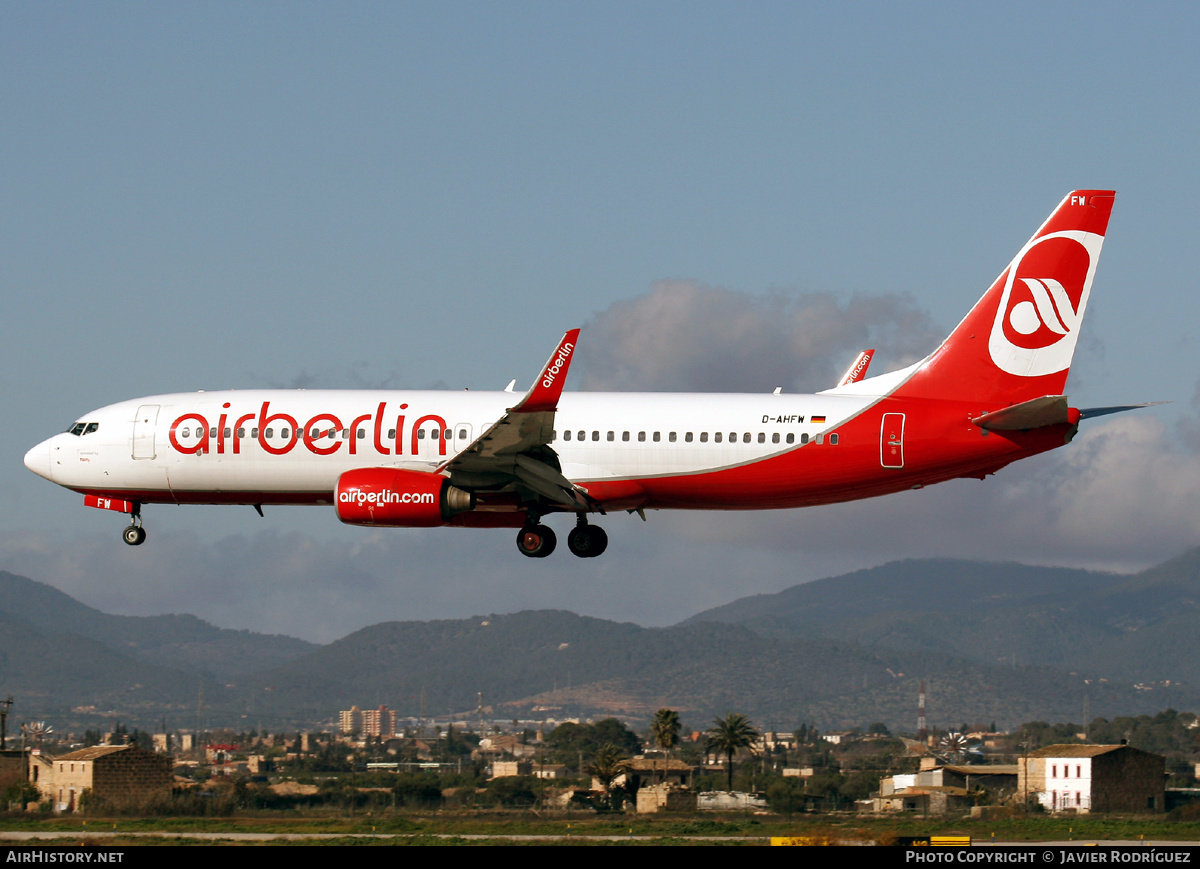 Aircraft Photo of D-AHFW | Boeing 737-8K5 | Air Berlin | AirHistory.net #671158