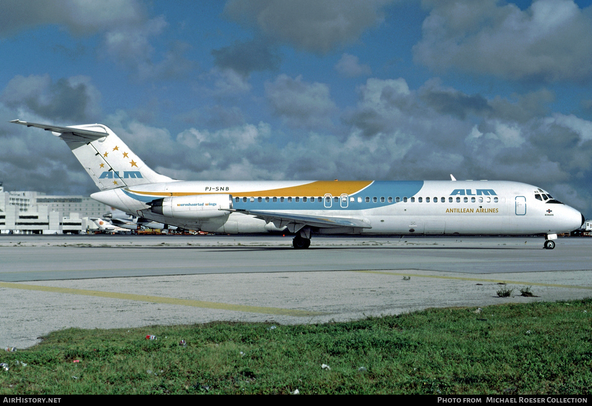Aircraft Photo of PJ-SNB | McDonnell Douglas DC-9-32 | ALM Antillean Airlines | AirHistory.net #671201
