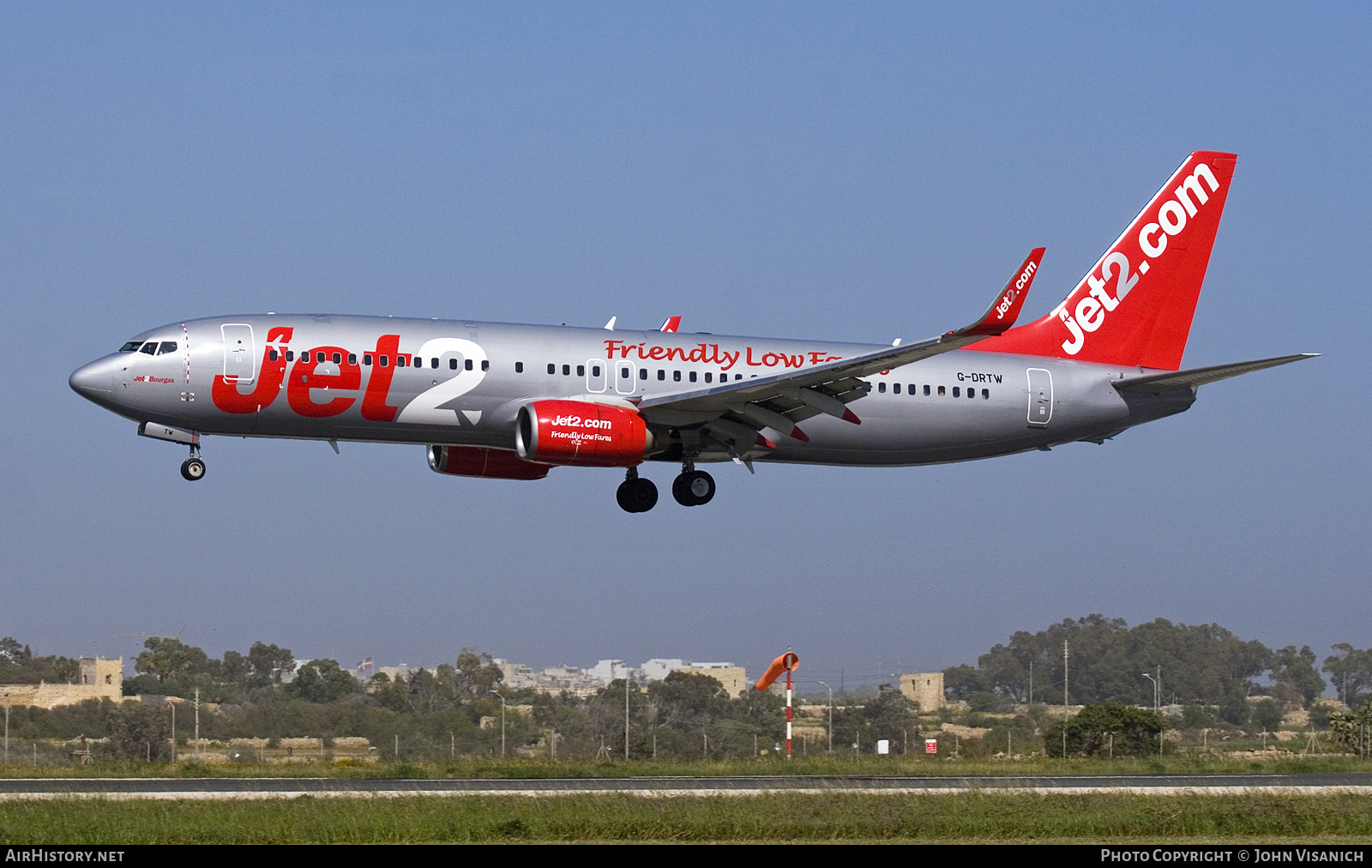 Aircraft Photo of G-DRTW | Boeing 737-86N | Jet2 | AirHistory.net #671234