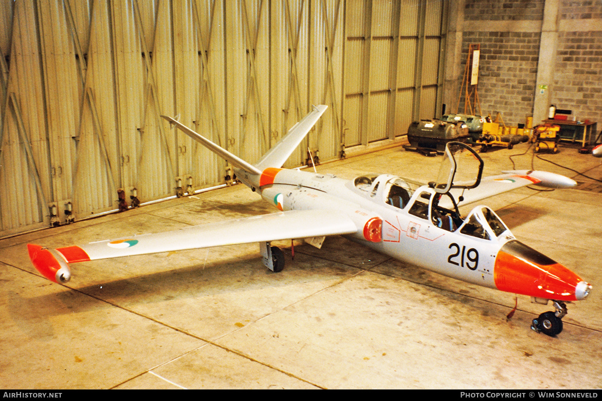 Aircraft Photo of 219 | Fouga CM-170R Magister | Ireland - Air Force | AirHistory.net #671236