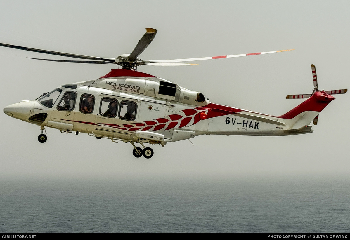 Aircraft Photo of 6V-HAK | AgustaWestland AW-139 | Heliconia Offshore Helicopters | AirHistory.net #671238