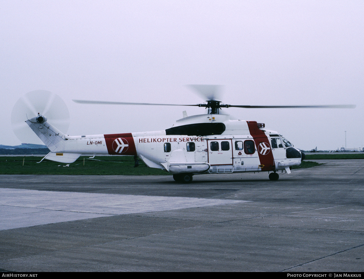 Aircraft Photo of LN-OMI | Aerospatiale AS-332L Super Puma | Helikopter Service | AirHistory.net #671246