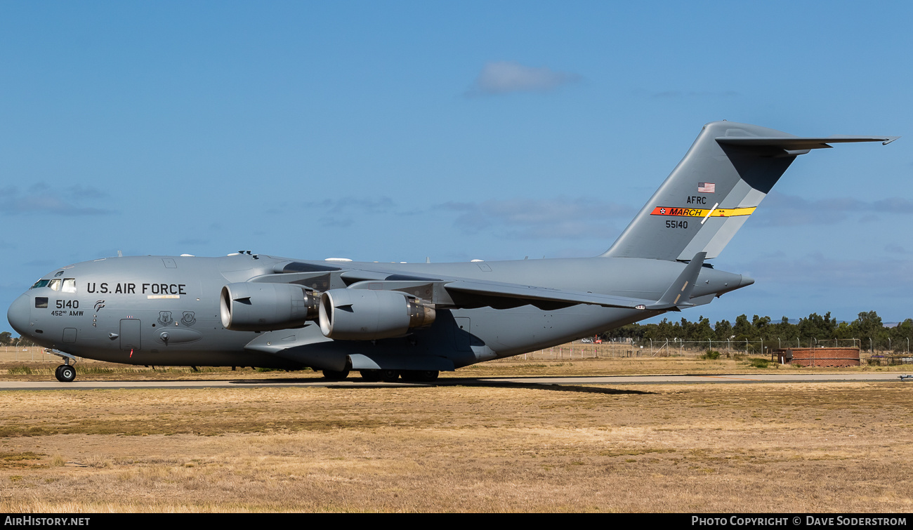 Aircraft Photo of 05-5140 / 55140 | Boeing C-17A Globemaster III | USA - Air Force | AirHistory.net #671262