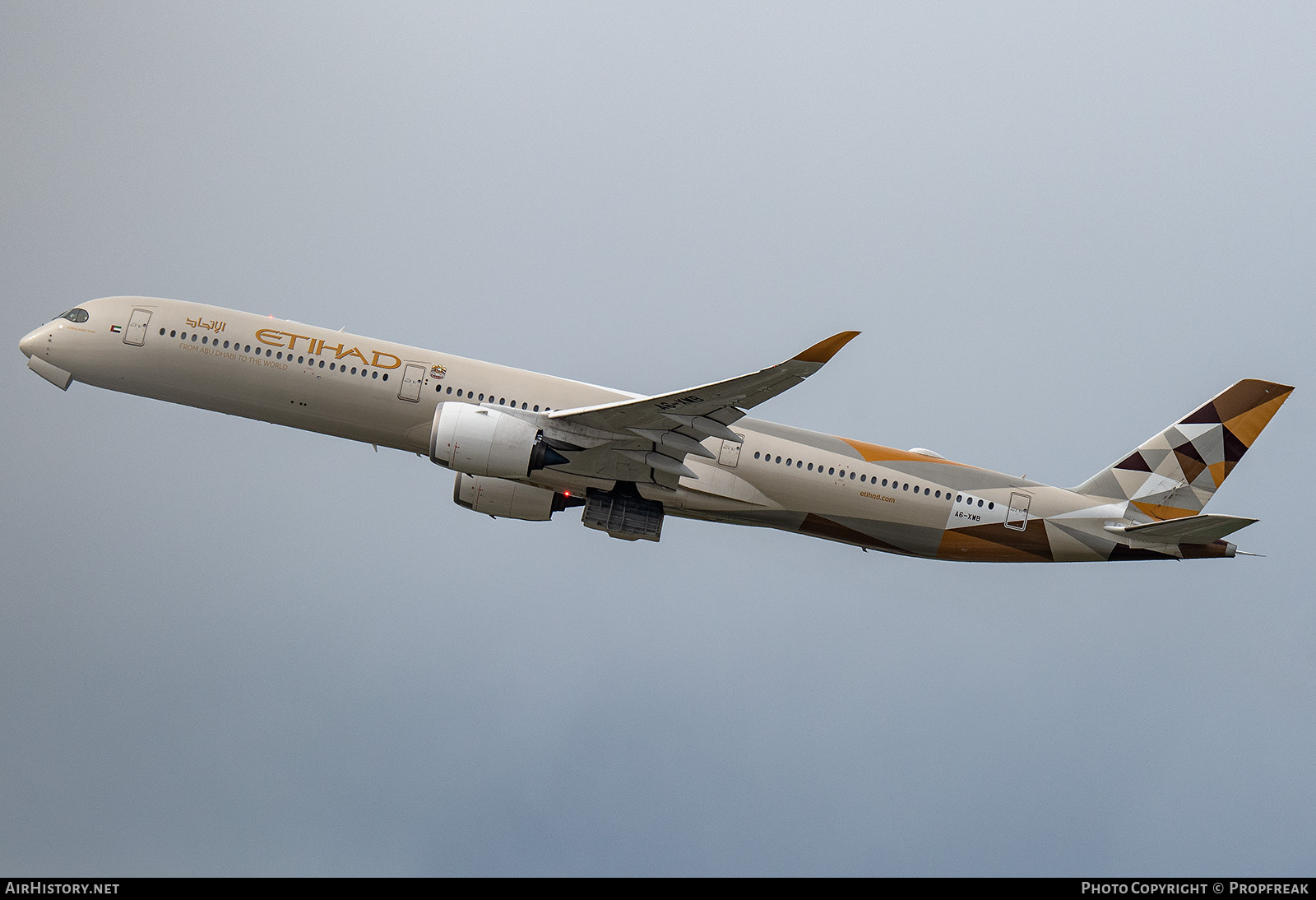 Aircraft Photo of A6-XWB | Airbus A350-1041 | Etihad Airways | AirHistory.net #671271