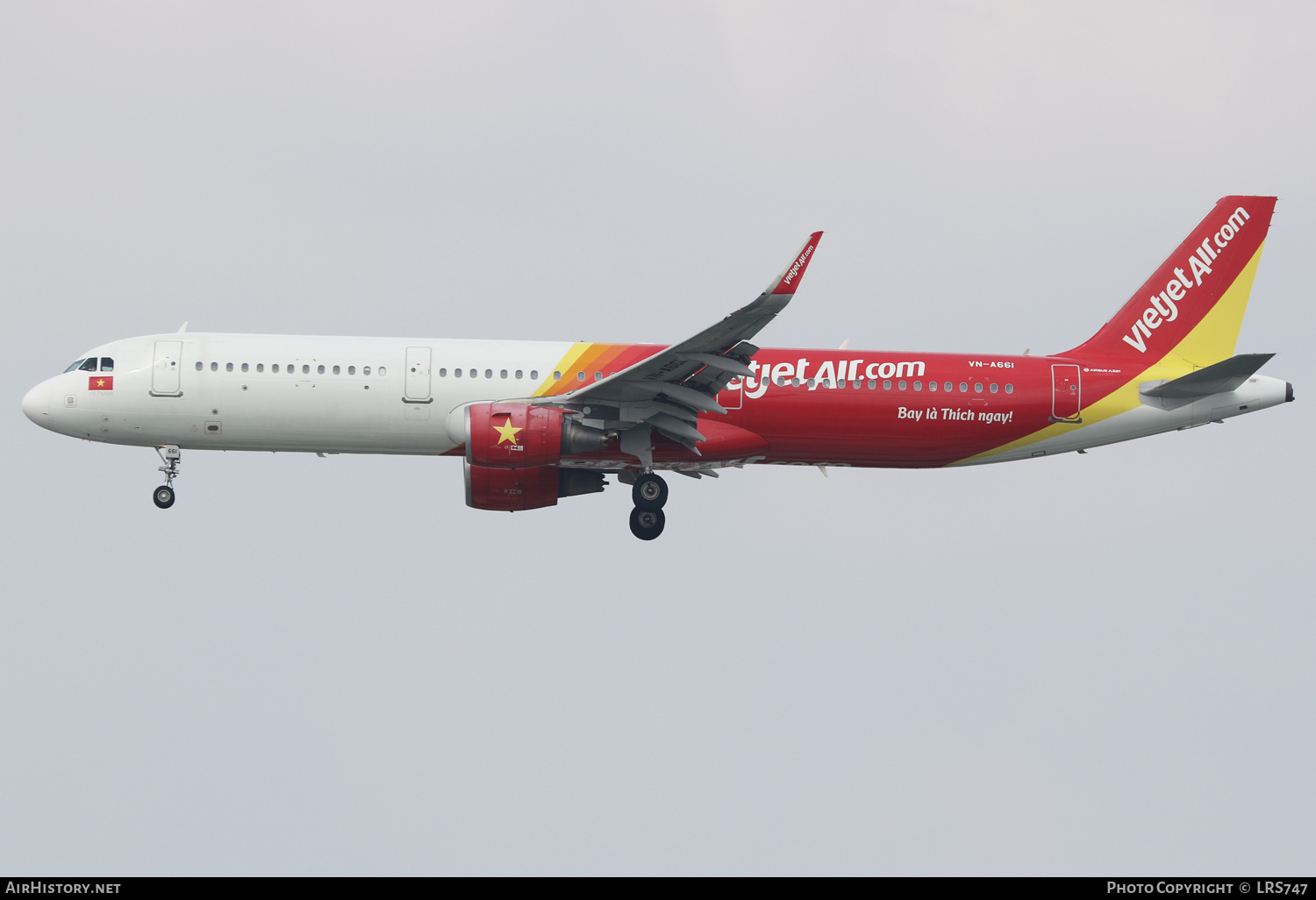Aircraft Photo of VN-A661 | Airbus A321-211 | VietJet Air | AirHistory.net #671290