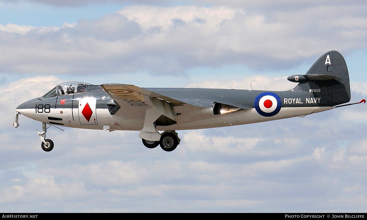 Aircraft Photo of WV908 | Hawker Sea Hawk FGA6 | UK - Navy | AirHistory.net #671315