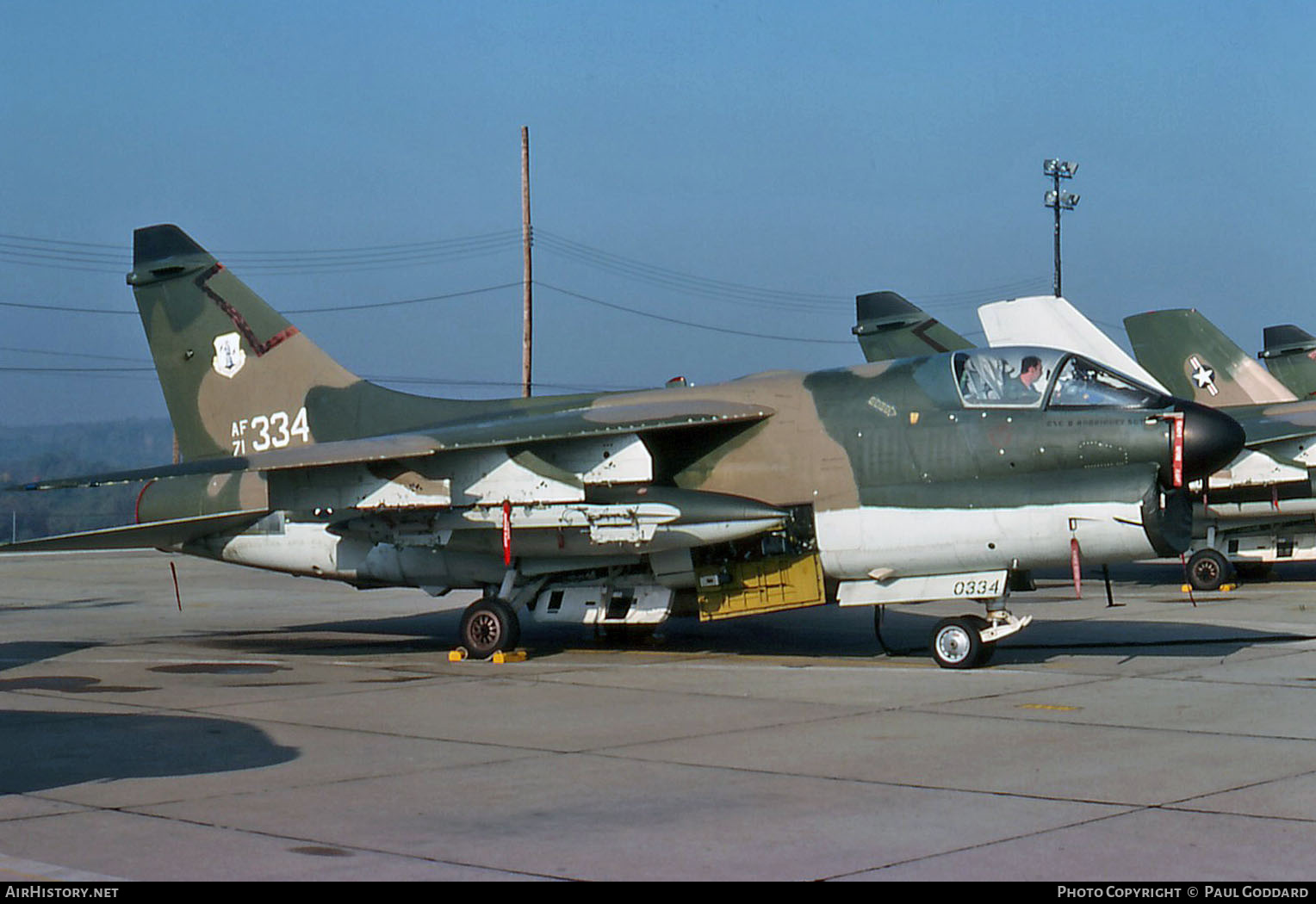 Aircraft Photo of 71-0334 / AF71-334 | LTV A-7D Corsair II | USA - Air Force | AirHistory.net #671328