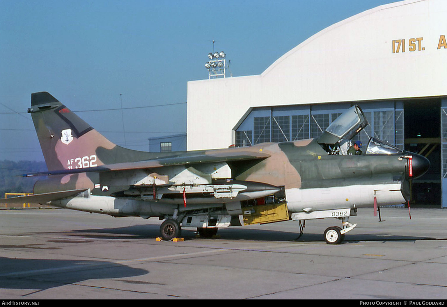 Aircraft Photo of 71-0362 / AF71-362 | LTV A-7D Corsair II | USA - Air Force | AirHistory.net #671345