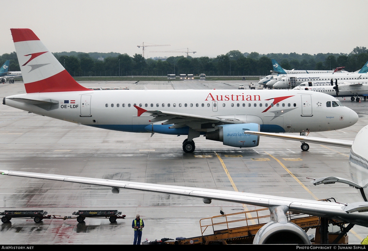 Aircraft Photo of OE-LDF | Airbus A319-112 | Austrian Airlines | AirHistory.net #671348