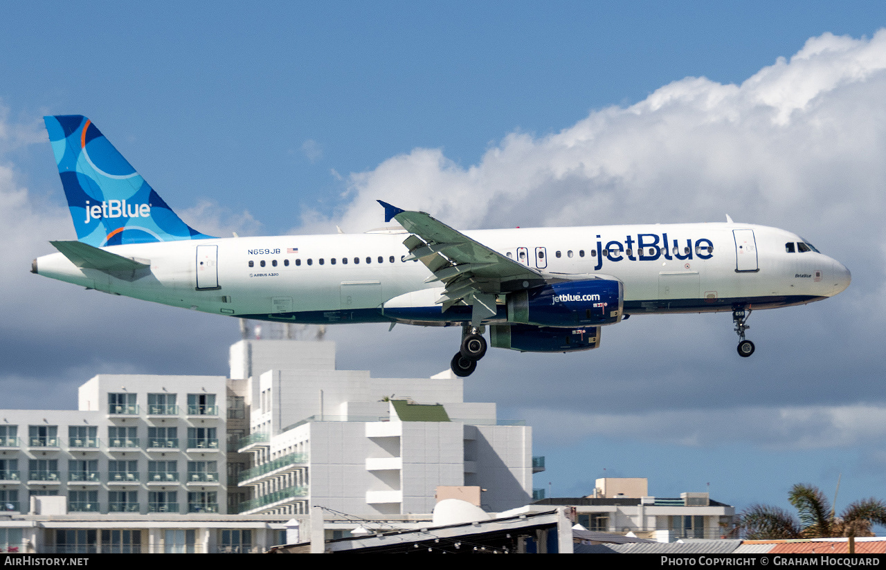 Aircraft Photo of N659JB | Airbus A320-232 | JetBlue Airways | AirHistory.net #671364
