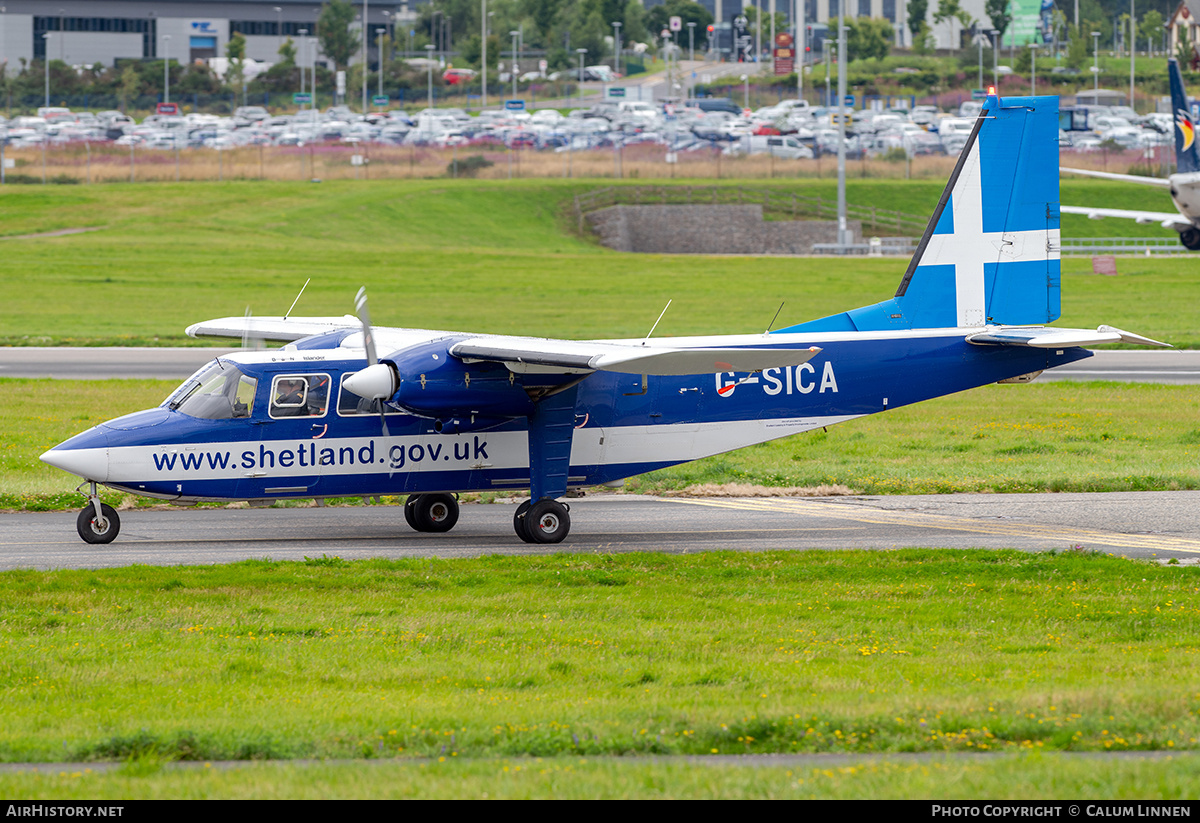 Aircraft Photo of G-SICA | Britten-Norman BN-2B-20 Islander | DirectFlight | AirHistory.net #671373