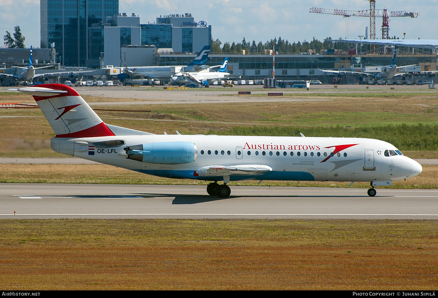 Aircraft Photo of OE-LFL | Fokker 70 (F28-0070) | Austrian Arrows | AirHistory.net #671405