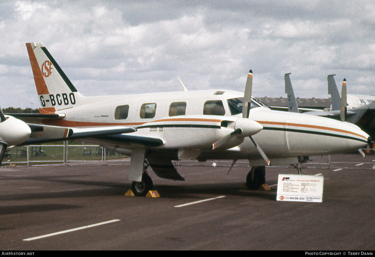 Aircraft Photo of G-BCBO | Piper PA-31P Pressurized Navajo | CSE Aviation | AirHistory.net #671406