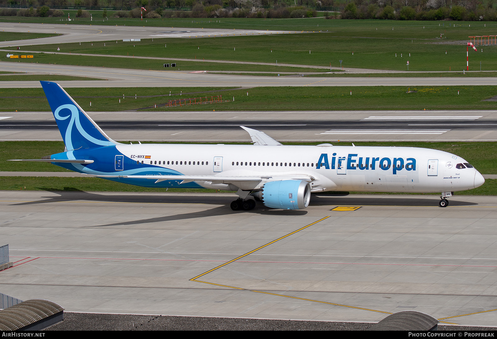 Aircraft Photo of EC-NVX | Boeing 787-9 Dreamliner | Air Europa | AirHistory.net #671434
