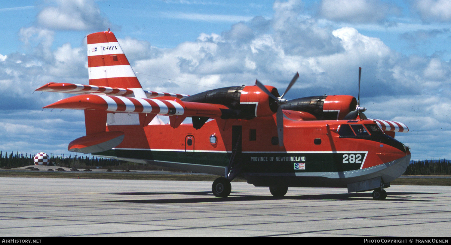 Aircraft Photo of C-FAYN | Canadair CL-215-V (CL-215-1A10) | Newfoundland and Labrador Government | AirHistory.net #671466